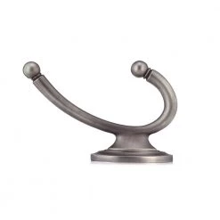 5-9/16 in. (141 mm) Antique Nickel Classic Wall Mount Hook by Richelieu Hardware -Storage Concepts Sales Store antique nickel richelieu hardware hooks rh1403021143 1f 1000