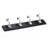 18 in. (457 mm) Black and Brushed Nickel Transitional Hook Rack by Richelieu Hardware -Storage Concepts Sales Store black and brushed nickel richelieu hardware hooks t040214195 64 1000