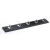 20-1/8 in. (510 mm) Black and Brushed Nickel Utility Hook Rack by Richelieu Hardware 2 20-1/8 in. (510 mm) Black and Brushed Nickel Utility Hook Rack by Richelieu Hardware -Storage Concepts Sales Store black brushed nickel richelieu hardware hooks t060214195 64 1000