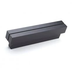 11 in. (279 mm) Black Contemporary Key Hook Rack by Richelieu Hardware