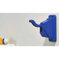 3-3/4 in. (95 mm) Blue Auto-Release Wall Mount Safety Hook by Richelieu Hardware -Storage Concepts Sales Store blue richelieu hardware hooks hdp005ip 1f 1000