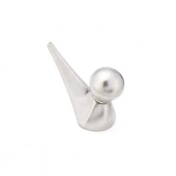 7-1/4 in. (185 mm) Brushed Nickel Contemporary Wall Mount Hook by Richelieu Hardware