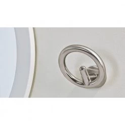 3-3/8 in. (86 mm) Brushed Nickel Contemporary Wall Mount Hook by Richelieu Hardware -Storage Concepts Sales Store brushed nickel richelieu hardware hooks 56120195 1f 1000