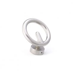 3-3/8 in. (86 mm) Brushed Nickel Contemporary Wall Mount Hook by Richelieu Hardware