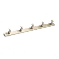 14-3/4 in. (376 mm) Brushed Nickel Contemporary Hook Rack by Richelieu Hardware
