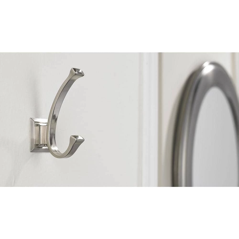5-1/8 in. (130 mm) Brushed Nickel Transitional Wall Mount Hook by Richelieu Hardware 4 5-1/8 in. (130 mm) Brushed Nickel Transitional Wall Mount Hook by Richelieu Hardware - Image 2