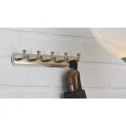 8-1/2 in. (216 mm) Brushed Nickel Utility Key Hook Rack by Richelieu Hardware -Storage Concepts Sales Store brushed nickel richelieu hardware hooks rh1342155195 1f 1000