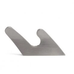 3-3/8 in. (85 mm) Brushed Nickel Contemporary Wall Mount Hook by Richelieu Hardware -Storage Concepts Sales Store brushed nickel richelieu hardware hooks rh2323021195 4f 1000