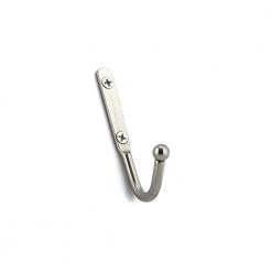 3-5/8 in. (92 mm) Brushed Nickel Utility Wall Mount Hook by Richelieu Hardware