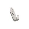 2-15/16 in. (75 mm) Brushed Nickel Utility Wall Mount Hook by Richelieu Hardware