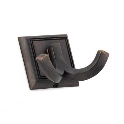 2-1/8 in. (54 mm) Brushed Oil-Rubbed Bronze Transitional Wall Mount Hook by Richelieu Hardware