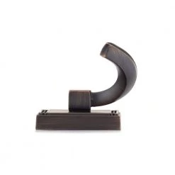 2-1/4 in. (57 mm) Brushed Oil-Rubbed Bronze Transitional Wall Mount Hook by Richelieu Hardware -Storage Concepts Sales Store brushed oil rubbed bronze richelieu hardware hooks bp7802borb 1f 1000