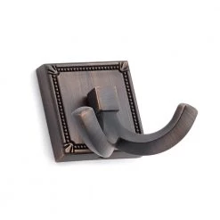 2-1/4 in. (57 mm) Brushed Oil-Rubbed Bronze Transitional Wall Mount Hook by Richelieu Hardware