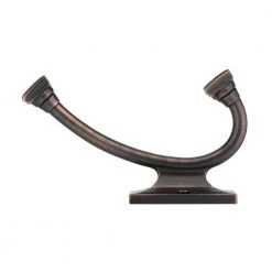 5-1/4 in. (134 mm) Brushed Oil-Rubbed Bronze Transitional Wall Mount Hook by Richelieu Hardware 10 5-1/4 in. (134 mm) Brushed Oil-Rubbed Bronze Transitional Wall Mount Hook by Richelieu Hardware -Storage Concepts Sales Store brushed oil rubbed bronze richelieu hardware hooks rh1243021borb 1f 1000