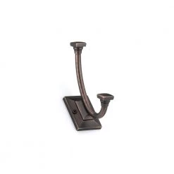 5-1/4 in. (134 mm) Brushed Oil-Rubbed Bronze Transitional Wall Mount Hook by Richelieu Hardware