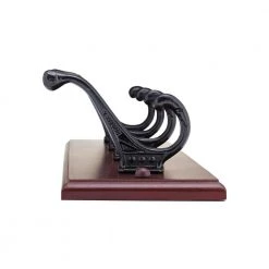 24 in. (610 mm) Cherry and Matte Black Classic Hook Rack by Richelieu Hardware -Storage Concepts Sales Store cherry and matte black richelieu hardware hooks t37922900 1f 1000