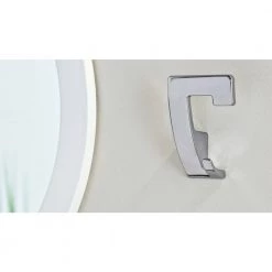 4 in. (101 mm) Chrome Contemporary Wall Mount Hook by Richelieu Hardware -Storage Concepts Sales Store chrome richelieu hardware hooks 254120140 1f 1000