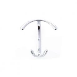 5-3/16 in. (132 mm) Chrome Contemporary Wall Mount Hook by Richelieu Hardware 9 5-3/16 in. (132 mm) Chrome Contemporary Wall Mount Hook by Richelieu Hardware -Storage Concepts Sales Store chrome richelieu hardware hooks 56118140 4f 1000