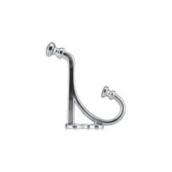 4-3/16 in. (107 mm) Chrome Classic Wall Mount Hook by Richelieu Hardware -Storage Concepts Sales Store chrome richelieu hardware hooks bp77143140 1f 1000