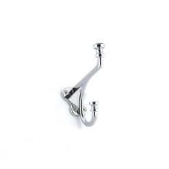 4-3/16 in. (107 mm) Chrome Classic Wall Mount Hook by Richelieu Hardware