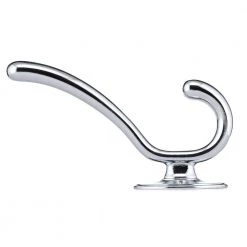 5-1/16 in. (128 mm) Chrome Transitional Wall Mount Hook by Richelieu Hardware 10 5-1/16 in. (128 mm) Chrome Transitional Wall Mount Hook by Richelieu Hardware -Storage Concepts Sales Store chrome richelieu hardware hooks rh1473021140 1f 1000