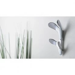 4-7/16 in. (113 mm) Chrome Contemporary Wall Mount Hook by Richelieu Hardware -Storage Concepts Sales Store chrome richelieu hardware hooks rh1803021140 c3 1000