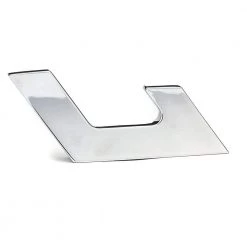 3-9/16 in. (91 mm) Chrome Contemporary Wall Mount Hook by Richelieu Hardware -Storage Concepts Sales Store chrome richelieu hardware hooks rh2303021140 4f 1000