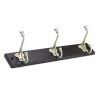 17-7/8 in. (455 mm) Espresso and Matte Nickel Classic Hook Rack by Richelieu Hardware -Storage Concepts Sales Store espresso and matte nickel richelieu hardware hooks t39351184 64 1000