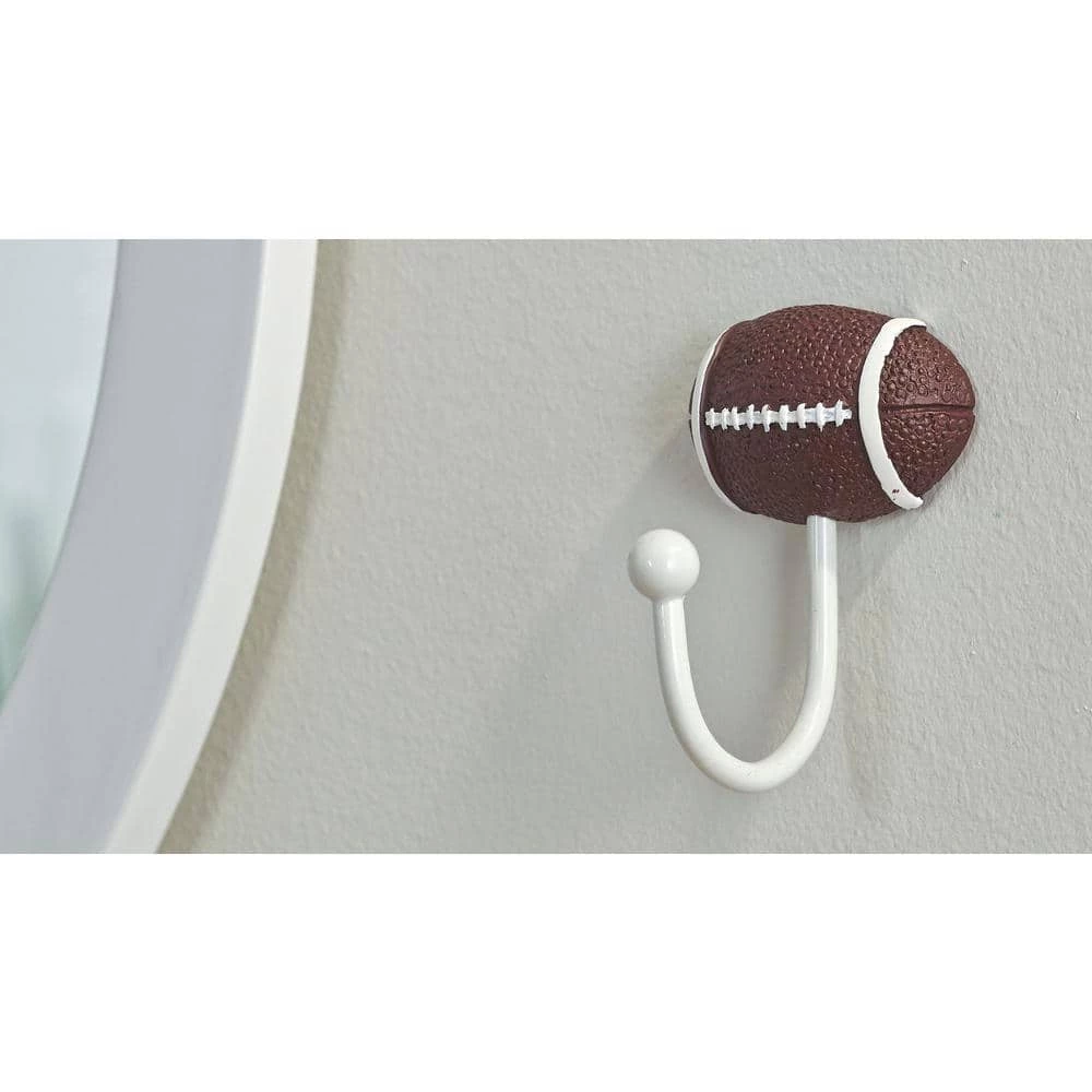 2-15/16 in. (75 mm) Football Shaped Wall Mount Hook by Richelieu Hardware 6 2-15/16 in. (75 mm) Football Shaped Wall Mount Hook by Richelieu Hardware - Image 4