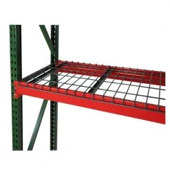 Green and Orange 2-Tier Steel Pallet Rack (96 in. W x 120 in. H x 36 in. D) by Storage Concepts -Storage Concepts Sales Store green and orange storage concepts freestanding shelving units ks3 9636 120m 4f 1000