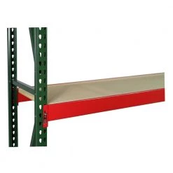 Green and Orange 2-Tier Steel Bulk Storage Rack (96 in. W x 120 in. H x 48 in. D by Storage Concepts -Storage Concepts Sales Store green and orange storage concepts freestanding shelving units ks3 9648 120w 4f 1000