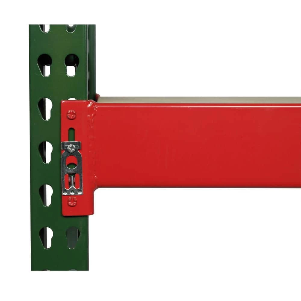 Green and Orange 2-Tier Steel Pallet Rack (96 in. W x 72 in. H x 36 in. D) by Storage Concepts 4 Green and Orange 2-Tier Steel Pallet Rack (96 in. W x 72 in. H x 36 in. D) by Storage Concepts - Image 2