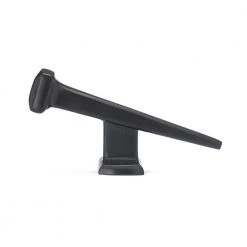 6-1/4 in. (158 mm) Matte Black Traditional Wall Mount Hook by Richelieu Hardware -Storage Concepts Sales Store matte black richelieu hardware hooks rh1525011900 1f 1000
