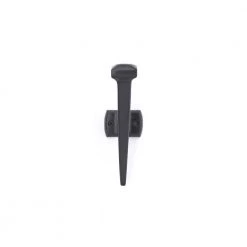 6-1/4 in. (158 mm) Matte Black Traditional Wall Mount Hook by Richelieu Hardware -Storage Concepts Sales Store matte black richelieu hardware hooks rh1525011900 4f 1000