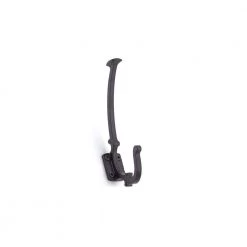 6-5/16 in. (160 mm) Matte Black Classic Wall Mount Hook by Richelieu Hardware