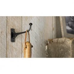 2-3/8 in. (60 mm) Matte Black Utility Wall Mount Swivel Hook by Richelieu Hardware -Storage Concepts Sales Store matte black richelieu hardware hooks t5606900 1f 1000