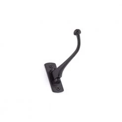 2-3/8 in. (60 mm) Matte Black Utility Wall Mount Swivel Hook by Richelieu Hardware