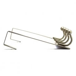 12-1/2 in. (318 mm) Matte Nickel Utility 22-lb. Over the Door Hook Rack by Richelieu Hardware 8 12-1/2 in. (318 mm) Matte Nickel Utility 22-lb. Over the Door Hook Rack by Richelieu Hardware -Storage Concepts Sales Store matte nickel richelieu hardware hooks 17921 4f 1000