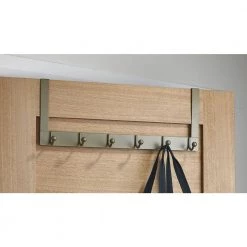 20 in. (508 mm) Matte Nickel Utility 22-lb. Over the Door Hook Rack by Richelieu Hardware -Storage Concepts Sales Store matte nickel richelieu hardware hooks t17621184 1f 1000