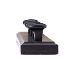 16 in. (406 mm) Mocha and Matte Black Classic Hook Rack by Richelieu Hardware -Storage Concepts Sales Store mocha and matte black richelieu hardware hooks rh1464164900 1f 1000