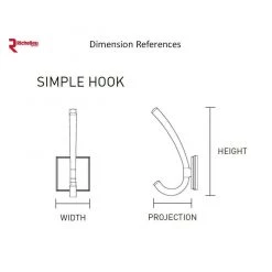 4-1/2 in. (115 mm) Oil-Rubbed Bronze Classic Wall Mount Hook by Richelieu Hardware -Storage Concepts Sales Store oil rubbed bronze richelieu hardware hooks bp91246orb 44 1000