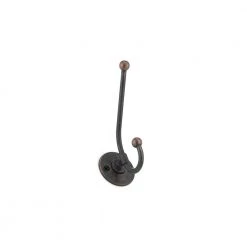 4-1/2 in. (115 mm) Oil-Rubbed Bronze Classic Wall Mount Hook by Richelieu Hardware