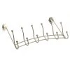 20-3/8 in. (516 mm) Pewter Utility 22-lb. Over the Door Hook Rack by Richelieu Hardware -Storage Concepts Sales Store pewter richelieu hardware hooks 72621 64 1000