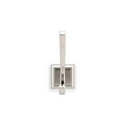 4-7/8 in. (124 mm) Polished Nickel Transitional Wall Mount Hook by Richelieu Hardware 9 4-7/8 in. (124 mm) Polished Nickel Transitional Wall Mount Hook by Richelieu Hardware -Storage Concepts Sales Store polished nickel richelieu hardware hooks bp7751180 4f 1000