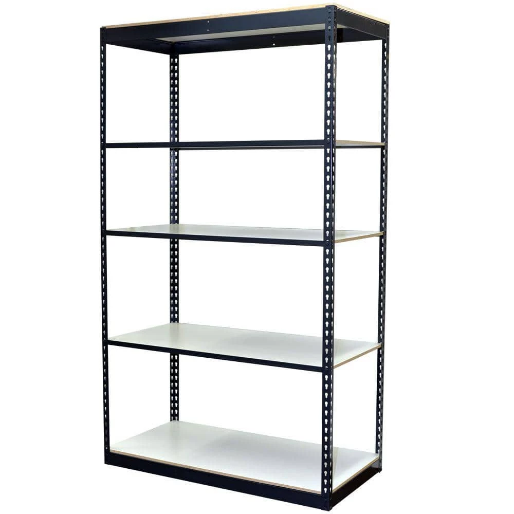 5-Tier Boltless Steel Garage Storage Shelving Unit (48 in. W x 72 in. H x 18 in. D) by Storage Concepts 3 5-Tier Boltless Steel Garage Storage Shelving Unit (48 in. W x 72 in. H x 18 in. D) by Storage Concepts
