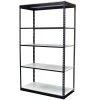 5-Tier Boltless Steel Garage Storage Shelving Unit (48 in. W x 84 in. H x 18 in. D) by Storage Concepts -Storage Concepts Sales Store powder coated steel color gray storage concepts freestanding shelving units p2a5 4818 84l 64 1000