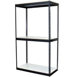 Gray 3-Tier Boltless Steel Garage Storage Shelving Unit (48 in. W x 96 in. H x 24 in. D) by Storage Concepts