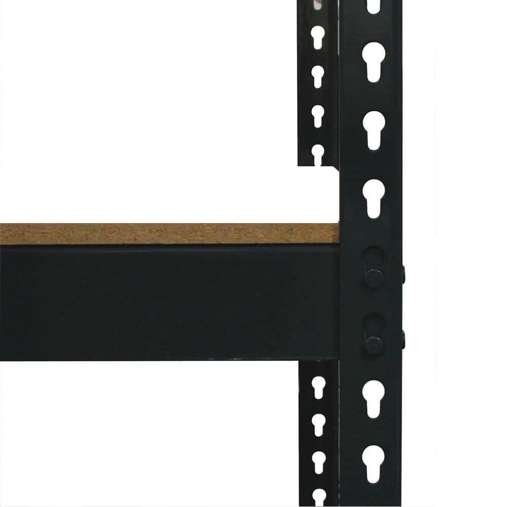 3-Tier Boltless Steel Garage Storage Shelving Unit (60 in. W x 84 in. H x 24 in. D) by Storage Concepts 5 3-Tier Boltless Steel Garage Storage Shelving Unit (60 in. W x 84 in. H x 24 in. D) by Storage Concepts - Image 3