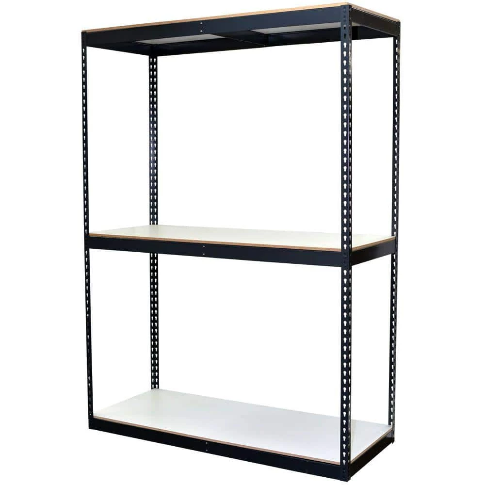 3-Tier Boltless Steel Garage Storage Shelving Unit (60 in. W x 84 in. H x 24 in. D) by Storage Concepts 3 3-Tier Boltless Steel Garage Storage Shelving Unit (60 in. W x 84 in. H x 24 in. D) by Storage Concepts