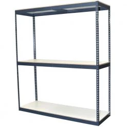 Gray 3-Tier Boltless Steel Garage Storage Shelving Unit (72 in. W x 84 in. H x 24 in. D) by Storage Concepts